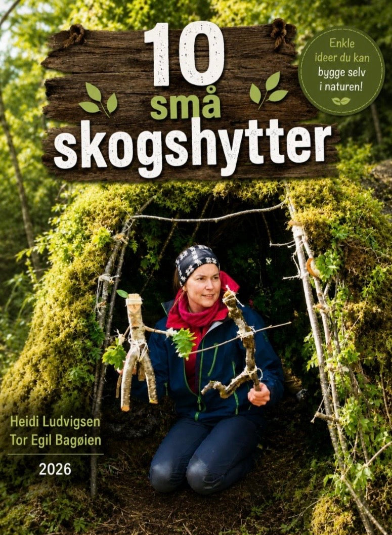 10 SMÅ SKOGSHYTTER. Fysisk papirbok